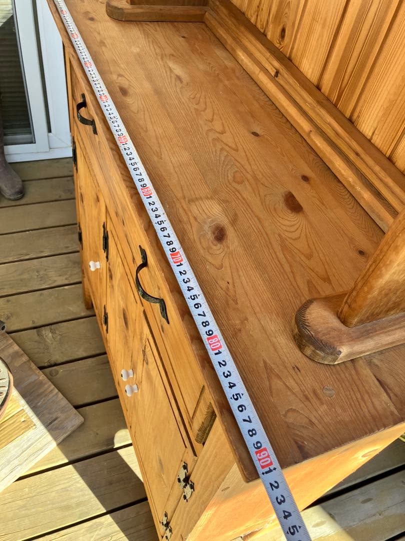 木製カントリー風チェスト・キャビネット