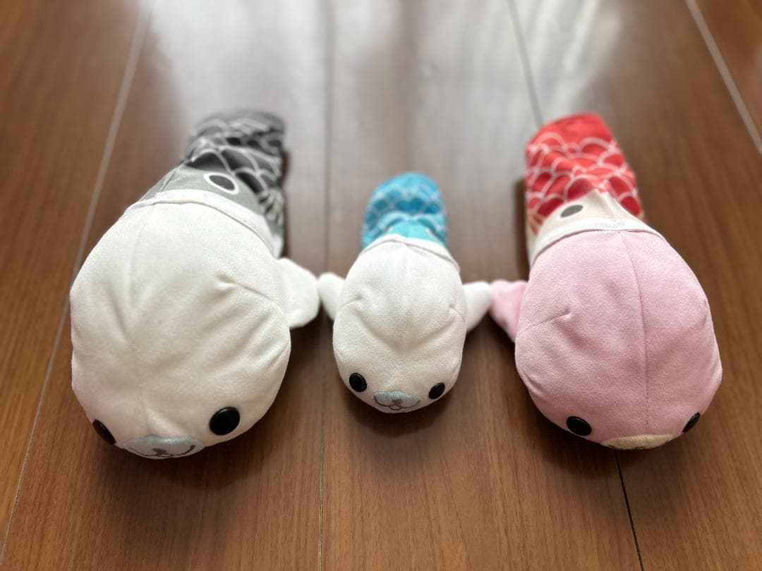 【超希少】【入手困難】まめゴマ　こどもの日　ぬいぐるみ　3体セット【平成レトロ】