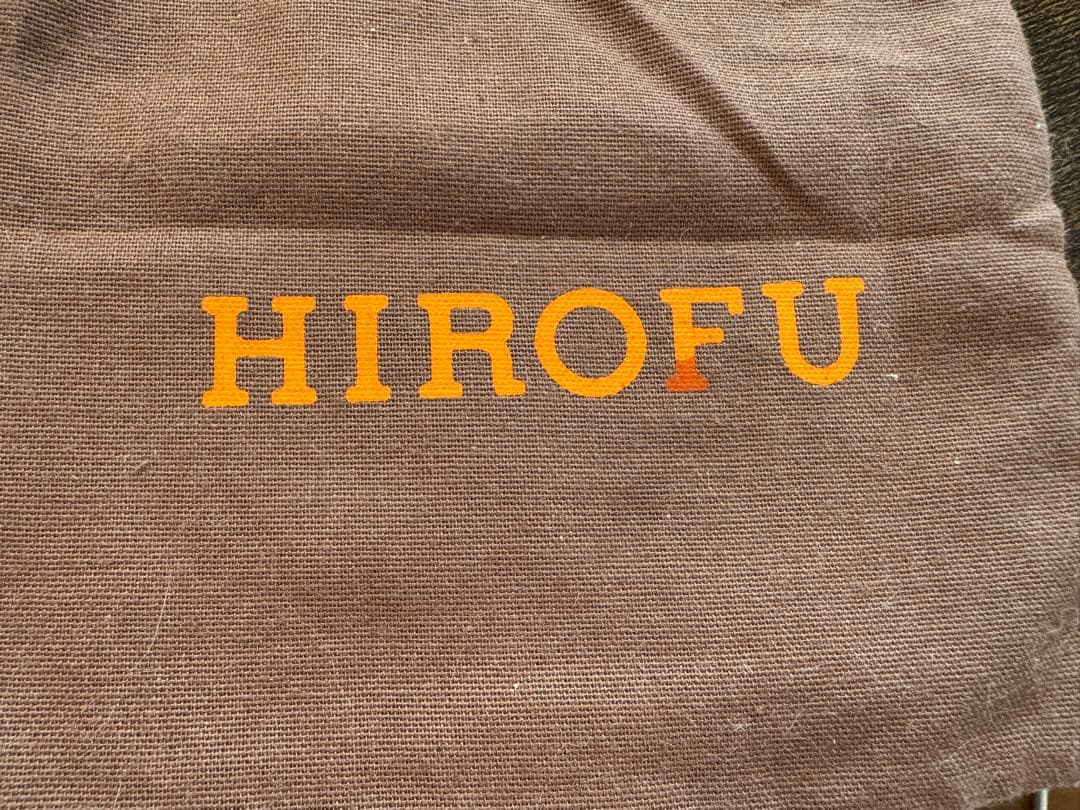 HIROFU オールレザー 円形 ケース ブルー ほぼ未使用