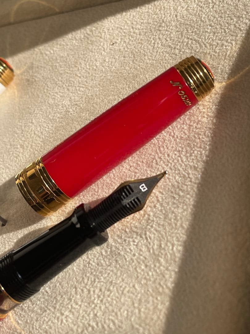 heyco　万年筆アウロラ　新品イタリアン・フラッグ緑白赤3本コンプリート