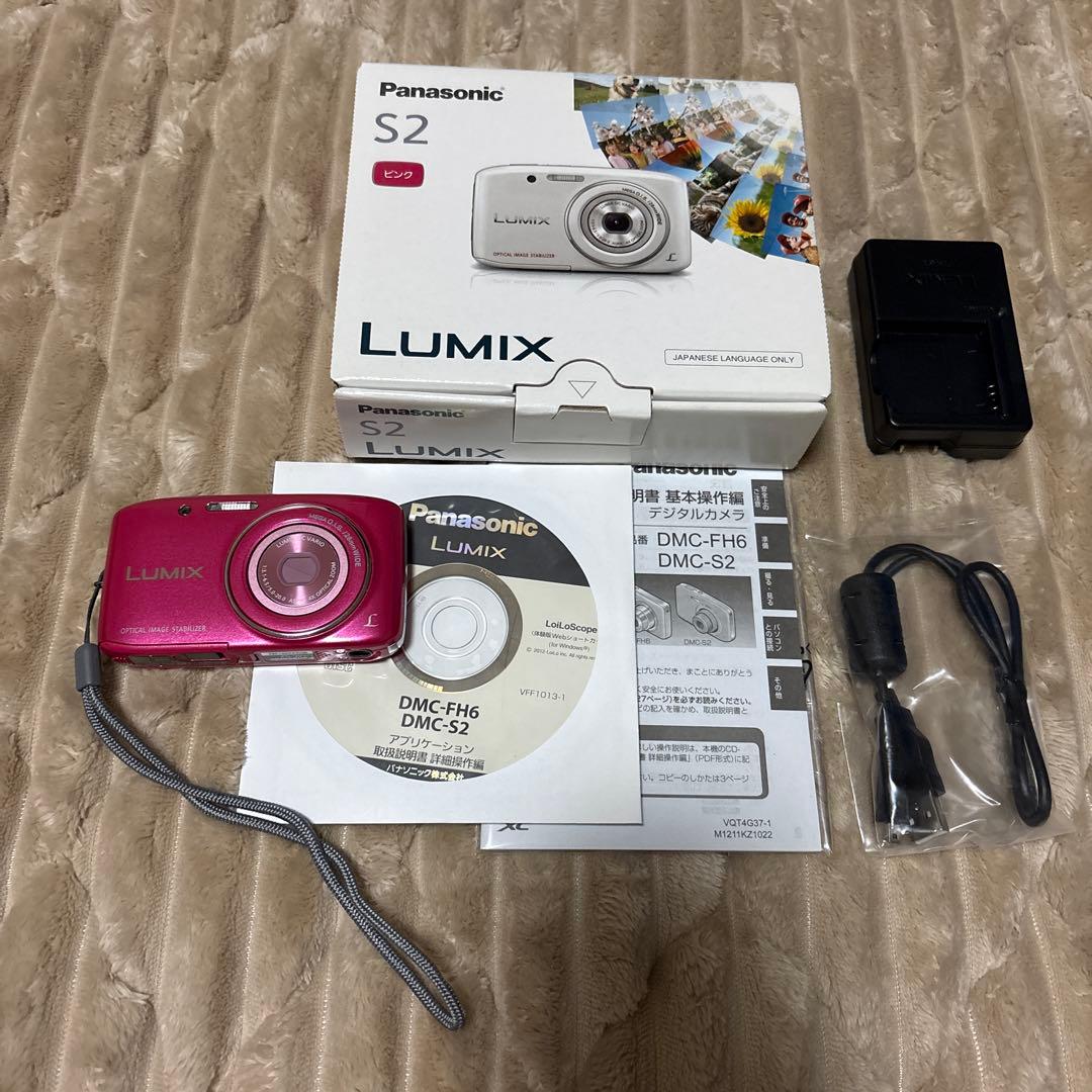 Panasonic LUMIX DMC-S2 ピンク