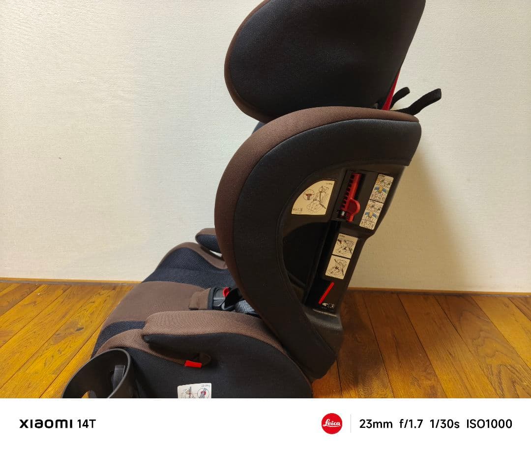 【美品】RECARO チャイルドシート ブラウン　上位機種　HERO搭載機種