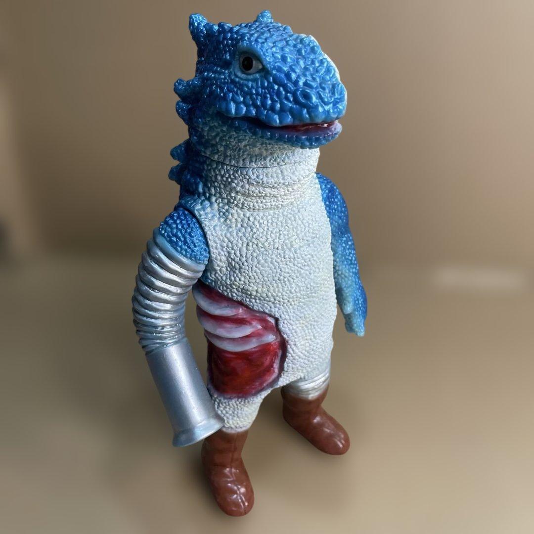 ヤモマーク ヤモマークの大怪獣シリーズ ヤモバズーカ ブルー　ソフビ