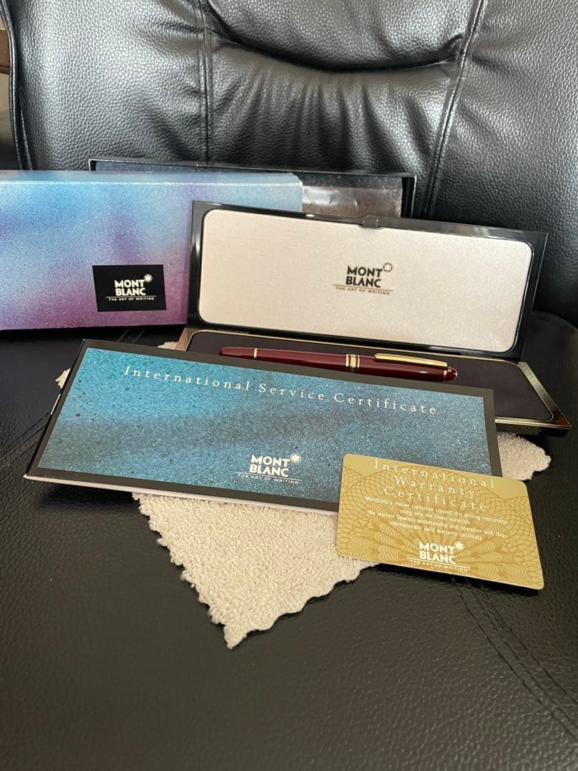 ◾️ボルドー美品◾️モンブラン144 万年筆◾️マイスターシュテュック クラシック◾️