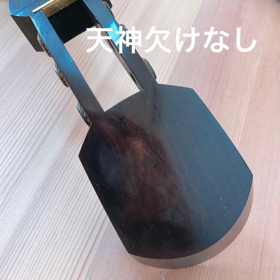 長唄三味線　舞台用　仮継有り　紅木　すぐ弾ける　糸巻き調節済み　高級細棹三味線