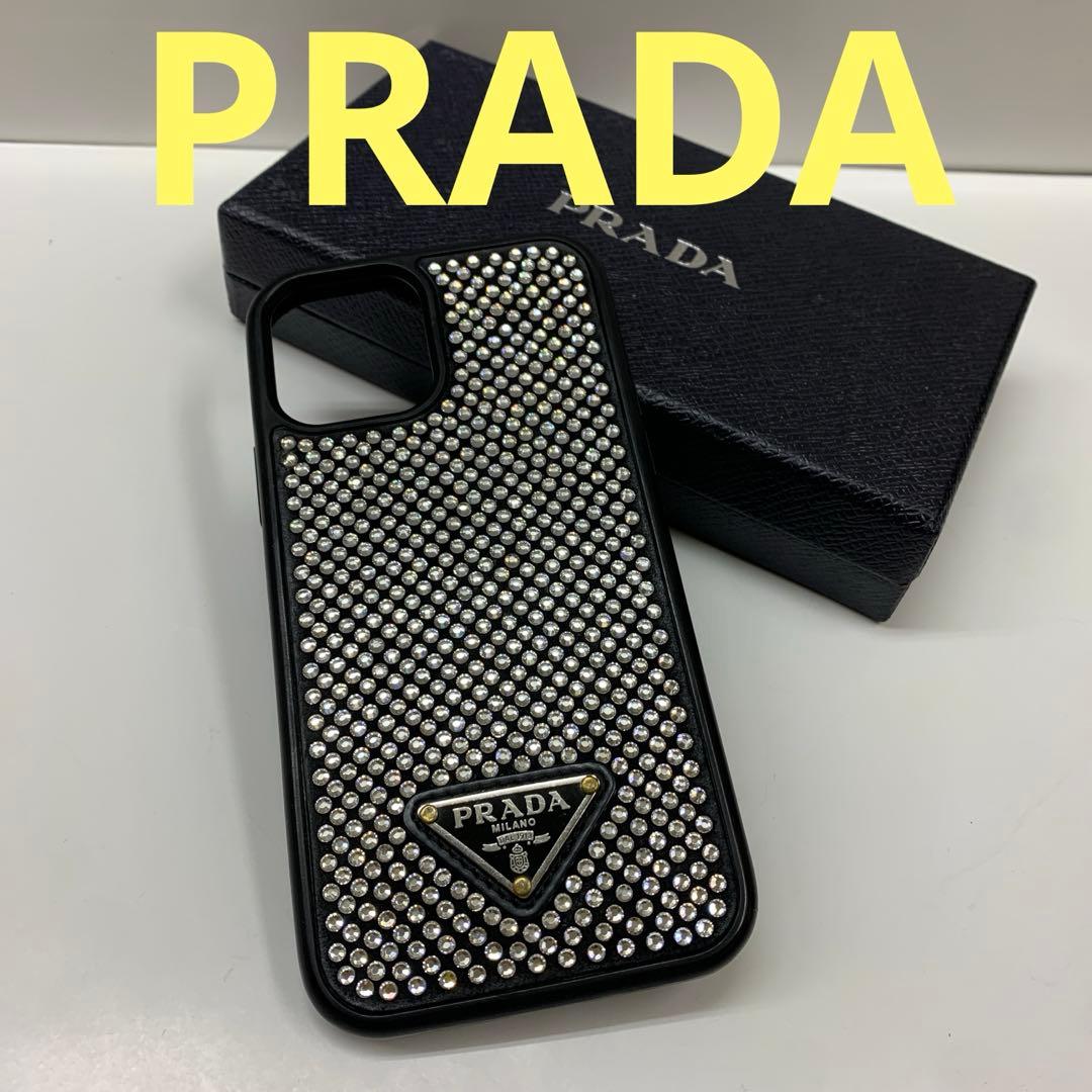 CBA03-10 プラダ トライアングル クリスタル iPhone13ケース