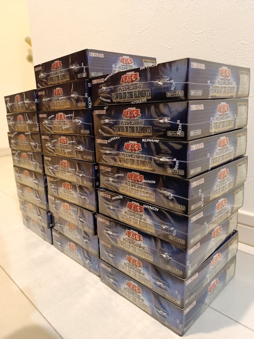 遊戯王　パワーオブジエレメンツ　25BOXセット　未開封シュリンク付き