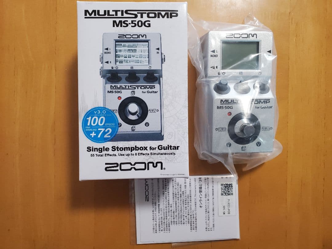 ZOOM MS-50G MULTI STOMP　新品未使用