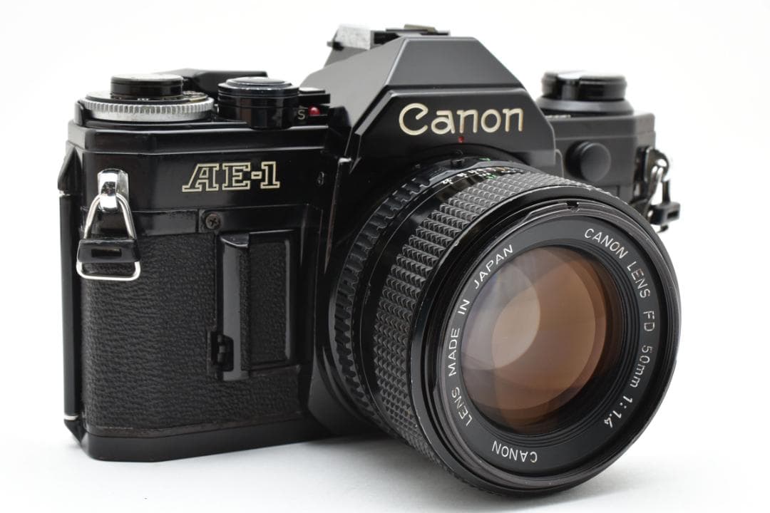 動作品 Canon AE-1 フィルムカメラ FD 50mm F1.4