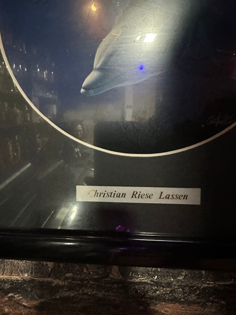 Christian Riese Lassen イルカの絵画