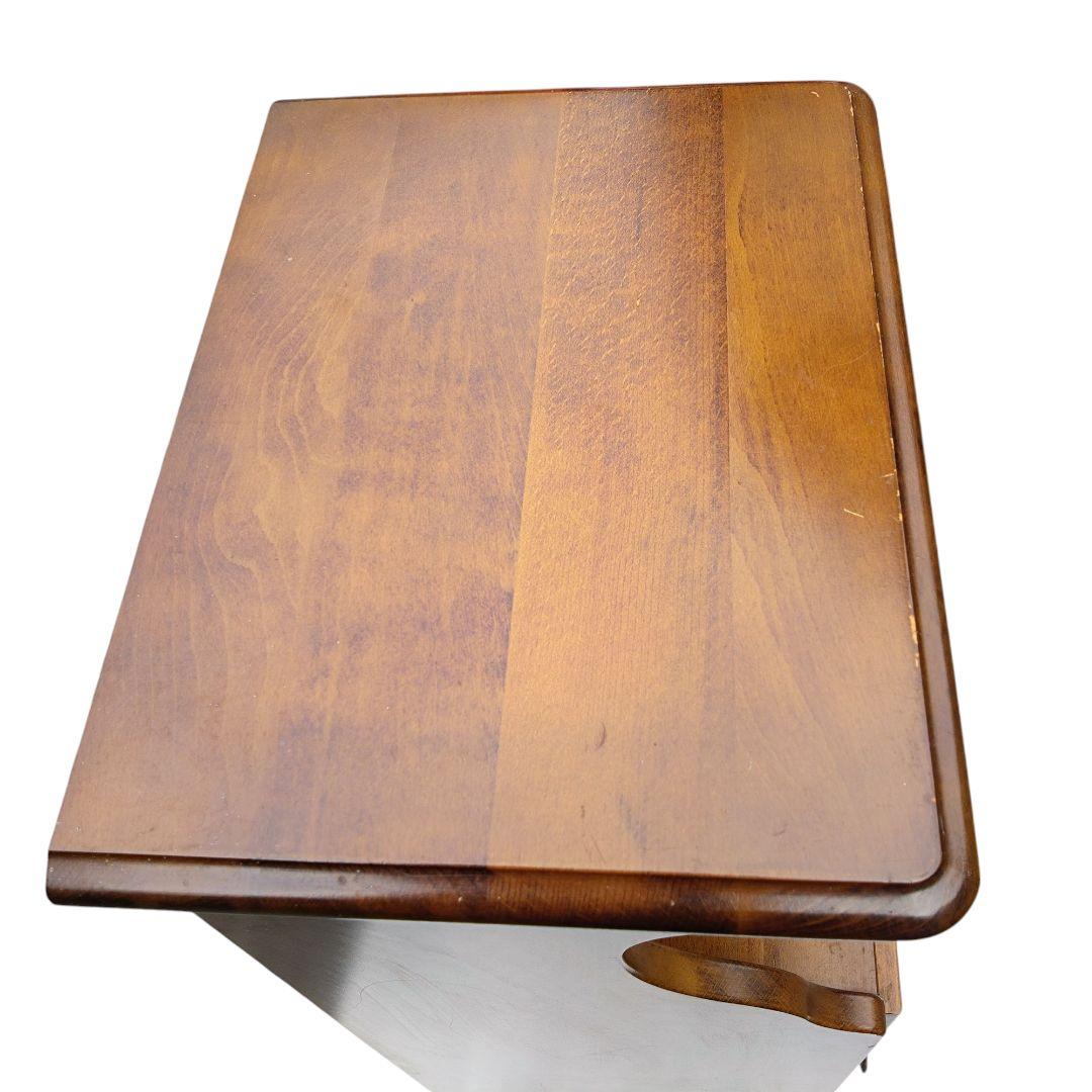 ☆美品！☆カリモク karimoku コロニアル　電話台 レトロ アンティーク調