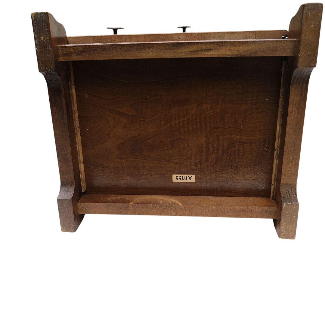 ☆美品！☆カリモク karimoku コロニアル　電話台 レトロ アンティーク調