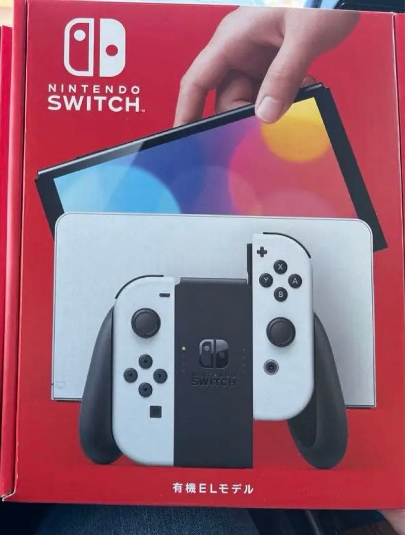 新品未使用Nintendo Switch 有機elモデル ネオン ホワイト