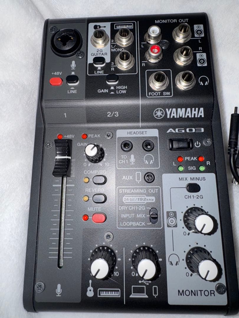 【送料込み/匿名配送】YAMAHA AG03 MK2 ブラック