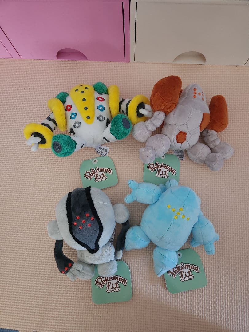ポケモンfit レジギガス、レジロック、レジスチル、レジアイス ぬいぐるみ