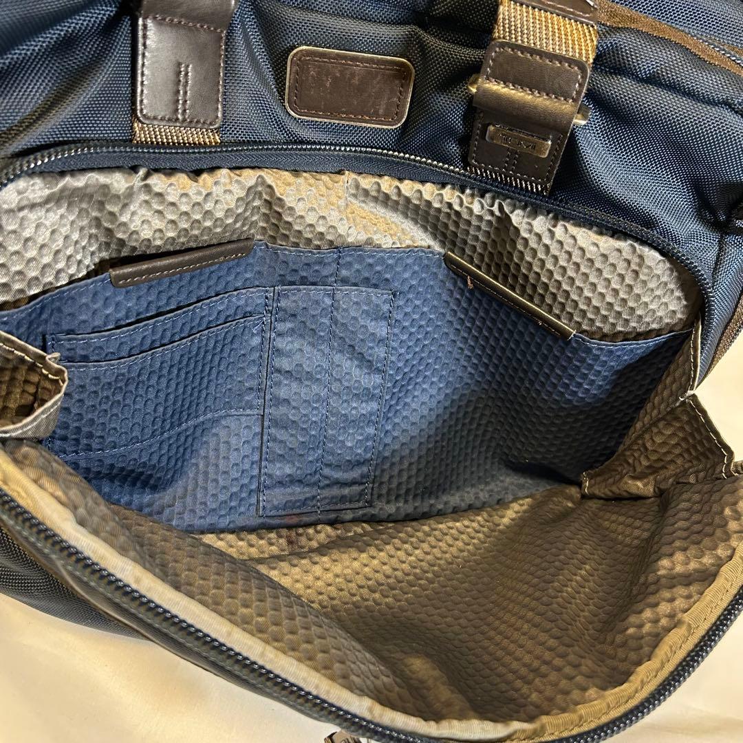 TUMI アルファブラボー 2way ビジネスバッグ ショルダーバッグ ネイビー