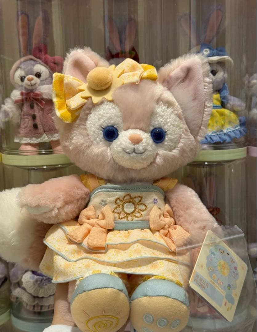 【値下げ❗️即日発送】上海ディズニー　カラフルシリーズジリーナベルぬいぐるみSS