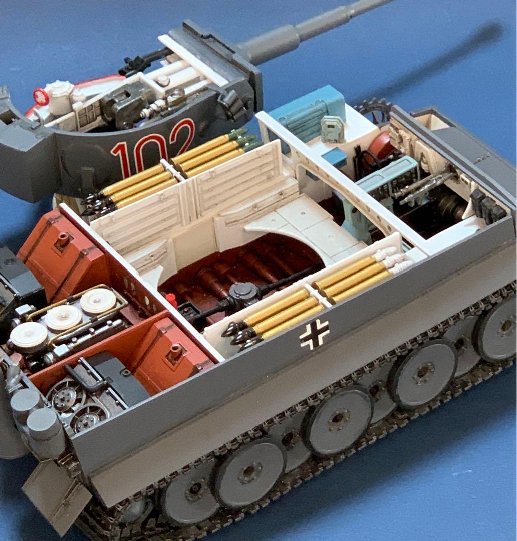 タイガー1戦車 内部再現 カットモデル1/35