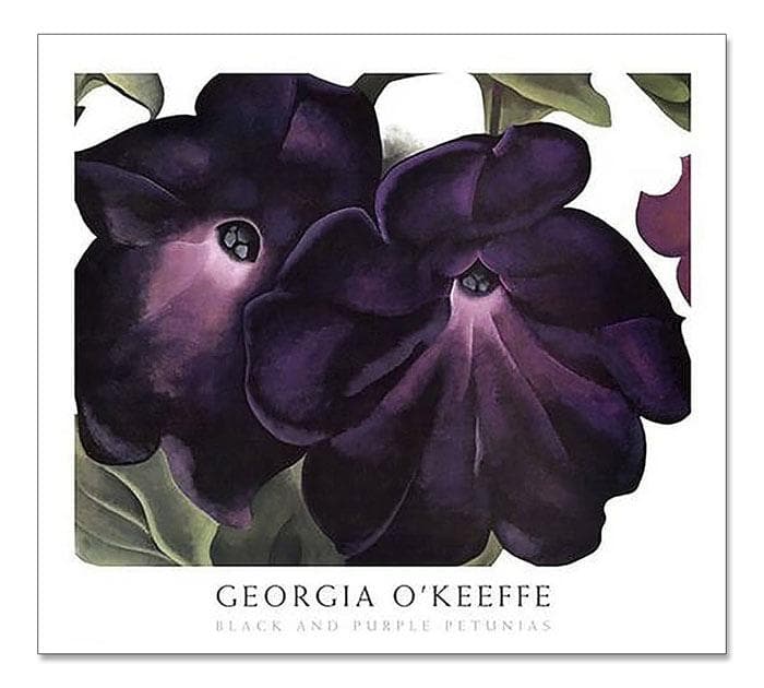 額装済/Black and Purple/ジョージア オキーフ/ポスター/アート