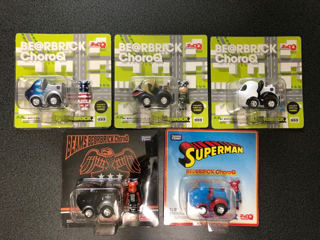 【限定セット】BE@RBRICK ChoroQ ミニカー タカラ