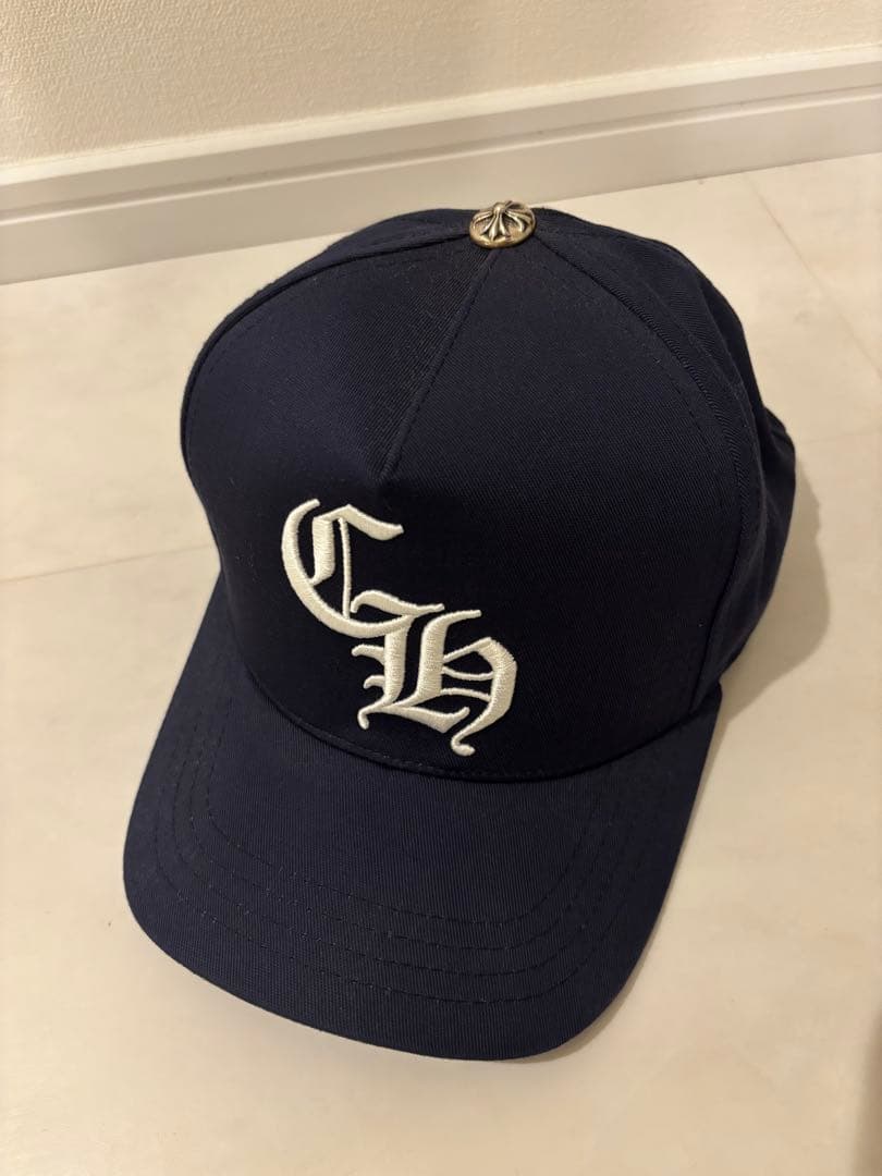 CHROME HEARTS キャップ　ネイビー