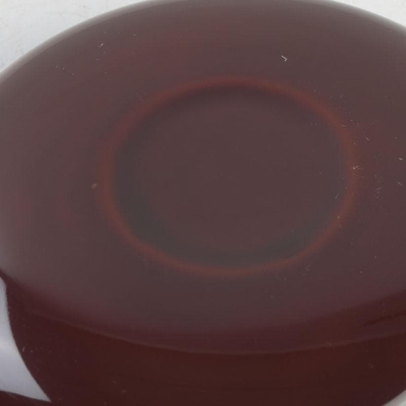 茶道具　山中塗師　新谷清　漆峰作　遠山蒔絵　錫縁　香合　共箱　V　9253