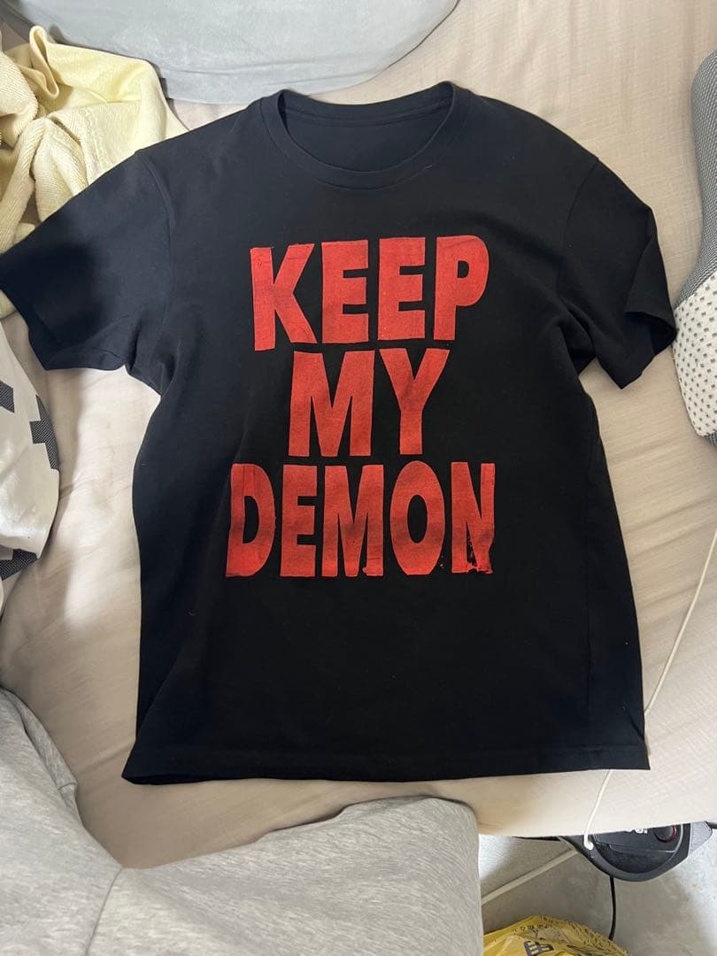 MoneySex888 KEEP MY DEMON SサイズTシャツ
