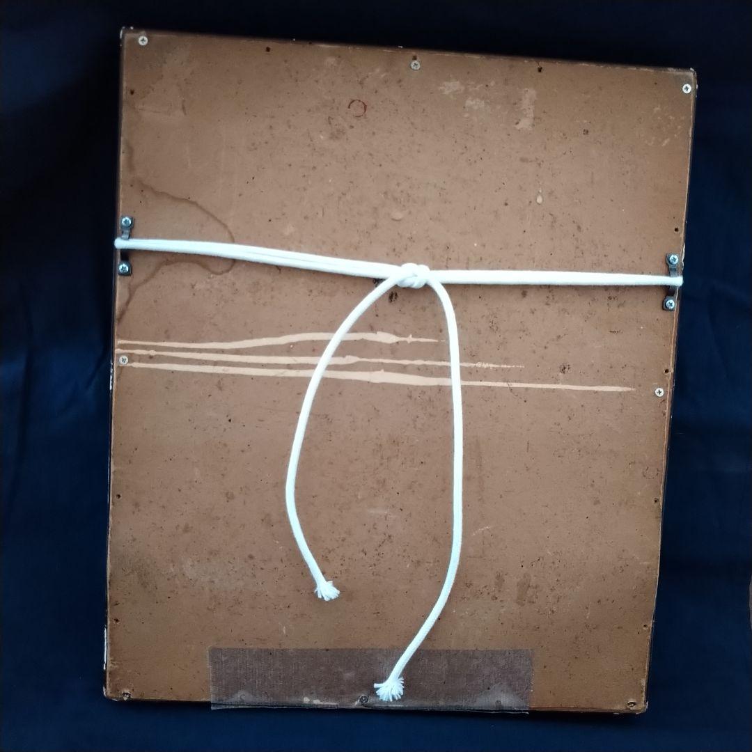 リモージュ（Limoges）額装陶板画・パテシュールパテ『壇上の踊り子』