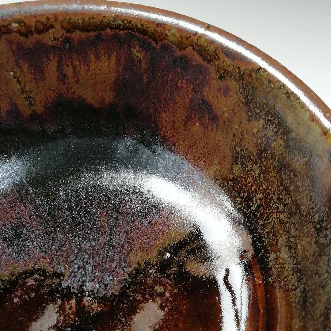 Ｔ３４９　茶碗　『益子焼』『長谷川窯』　共箱　抹茶碗　茶道具