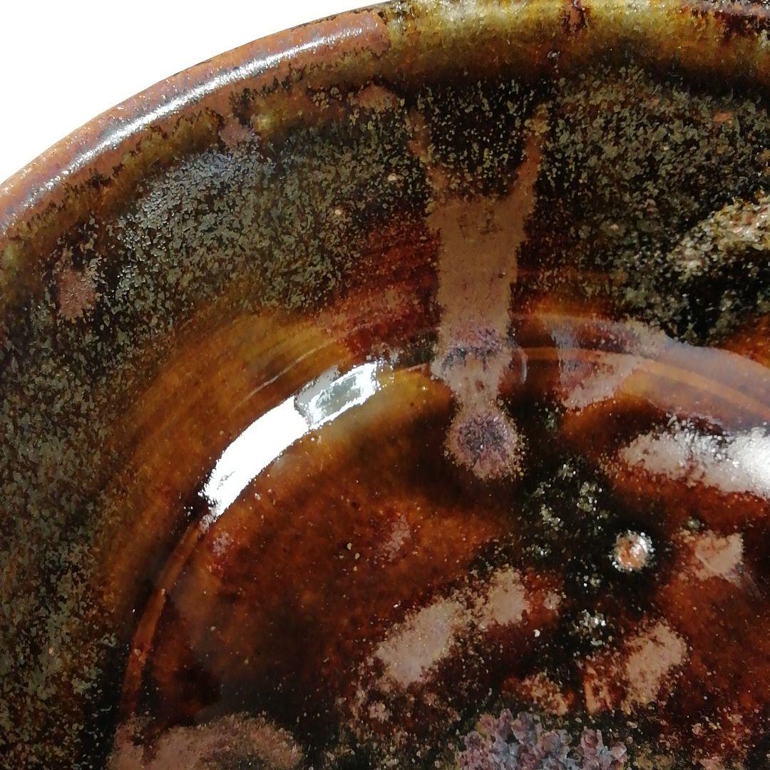 Ｔ３４９　茶碗　『益子焼』『長谷川窯』　共箱　抹茶碗　茶道具