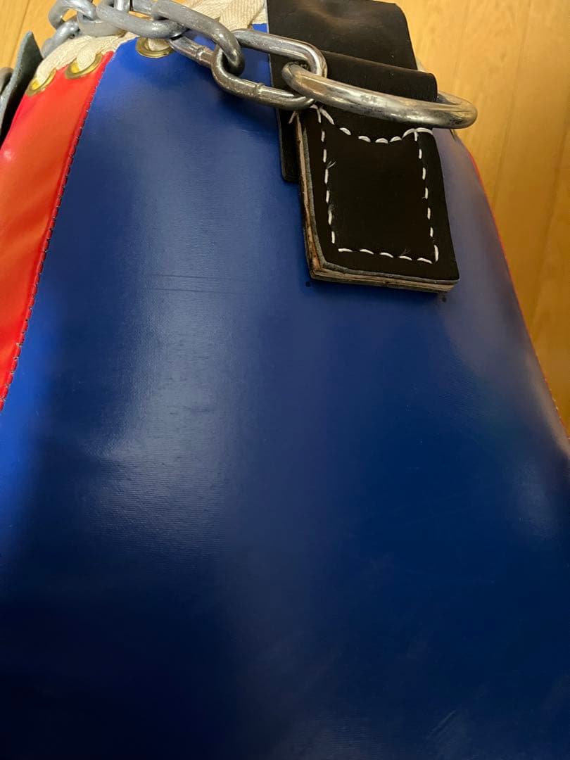 Winning ウイニング　タイミングバッグ　サンドバッグ 赤/青 チェーン付き