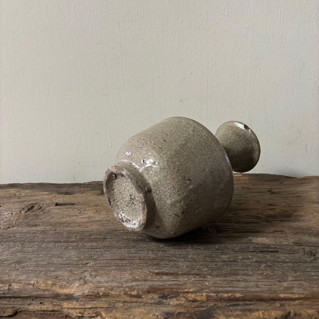 李朝瓶　徳利　花入　盤口　朝鮮古陶磁.古道具.骨董.アンティーク.井戸脇