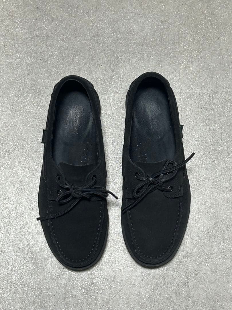 ◆Paraboot/MALO パラブーツ/マロ　別注ブラックスエード6 1/2