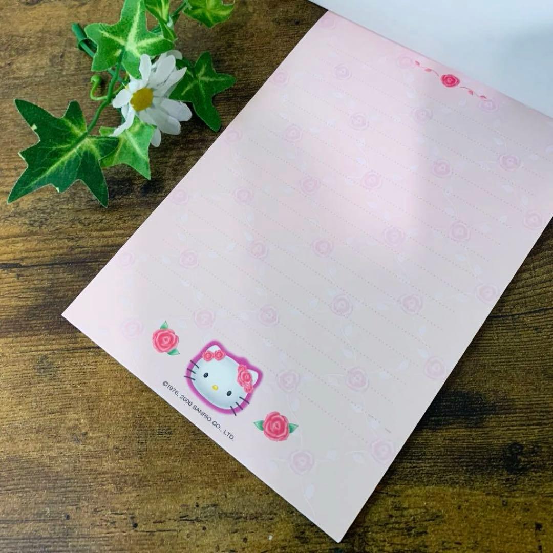 平成レトロ　レア　サンリオ　キティ　ローズ　薔薇　　メモ　2000