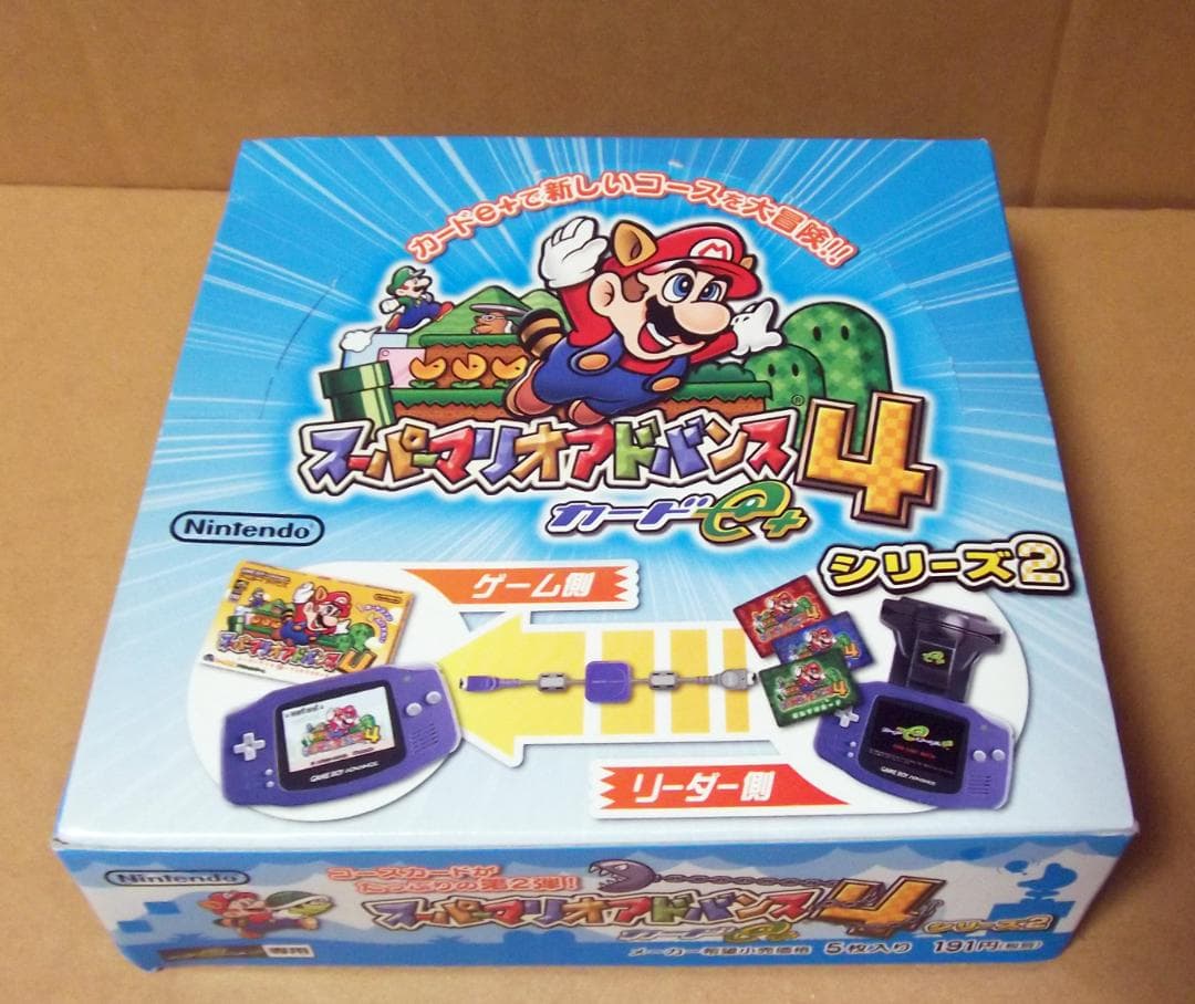 スーパーマリオアドバンス4　カードe+ シリーズ2弾 マリオ 1BOX