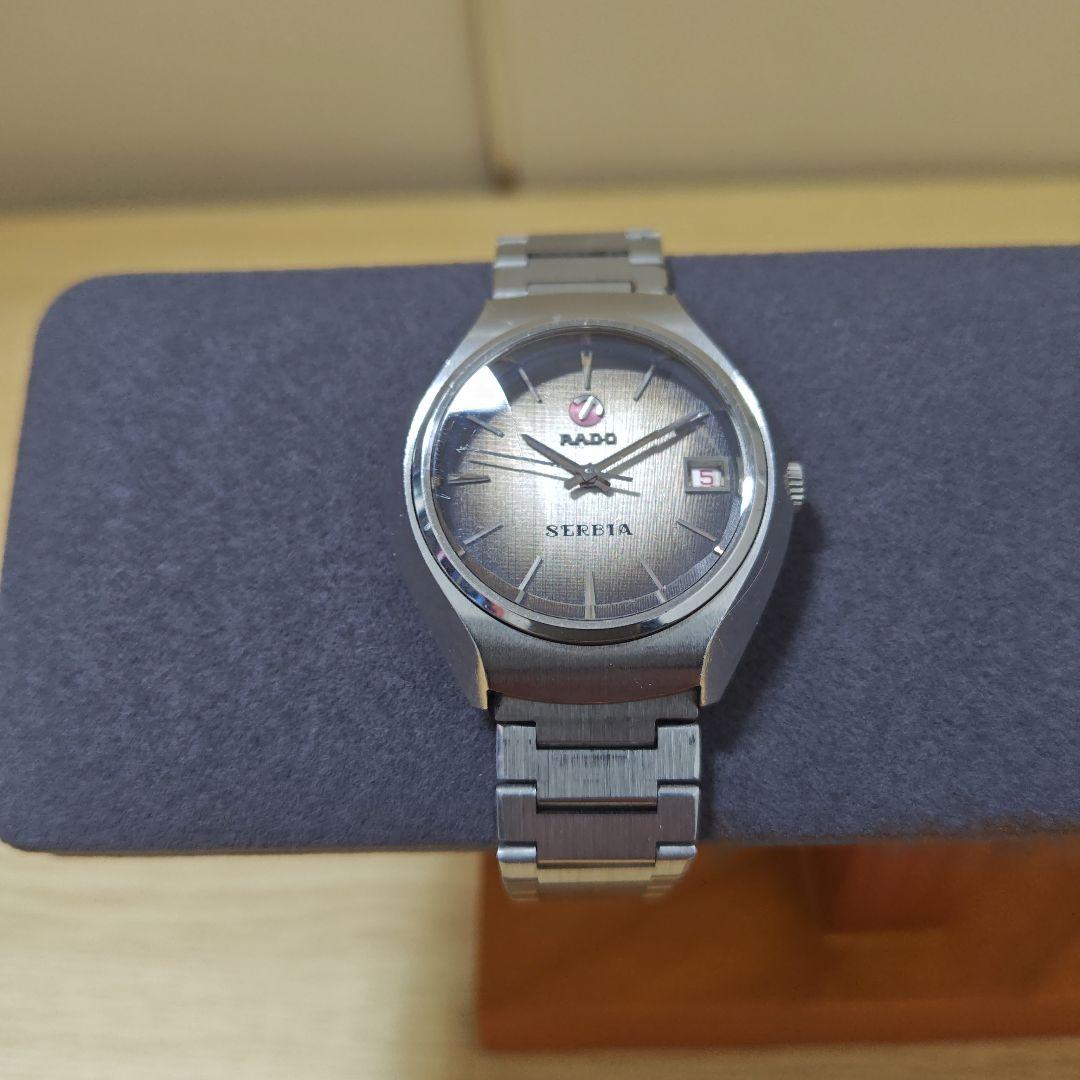 【RADO】自動巻き　稼働品　セルビア　2種類　2個　ブラウンとグリーン