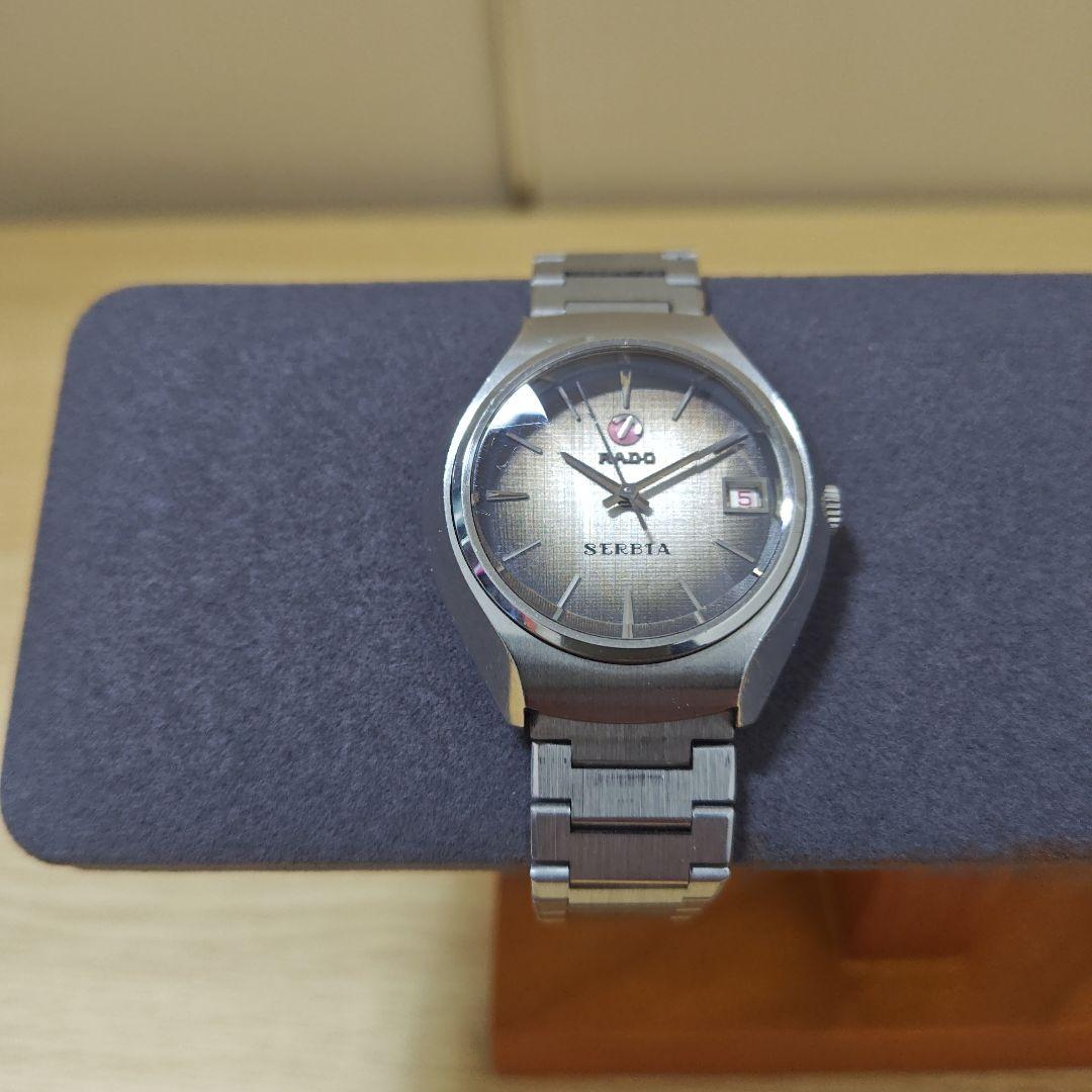 【RADO】自動巻き　稼働品　セルビア　2種類　2個　ブラウンとグリーン