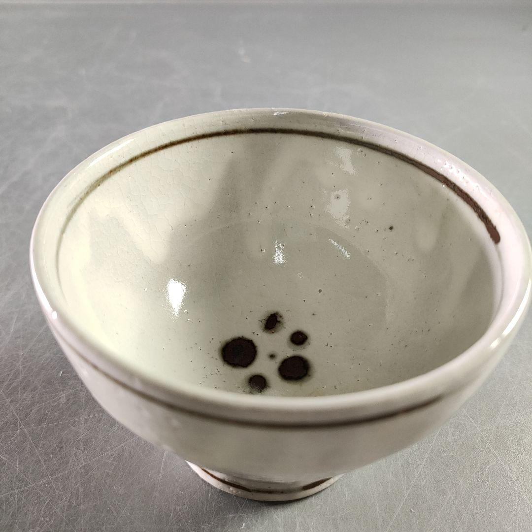 A923-4/水月窯/虎渓山 造/梅花文汲出碗10客/湯呑/小鉢/茶道具/