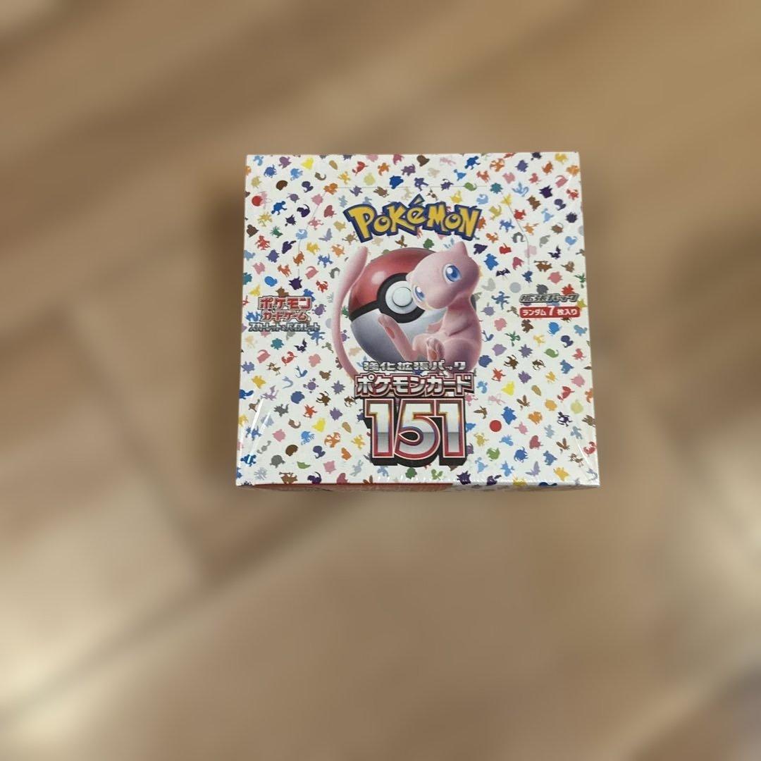 【新品未開封】【シュリンク付き】ポケモンカード151 BOX