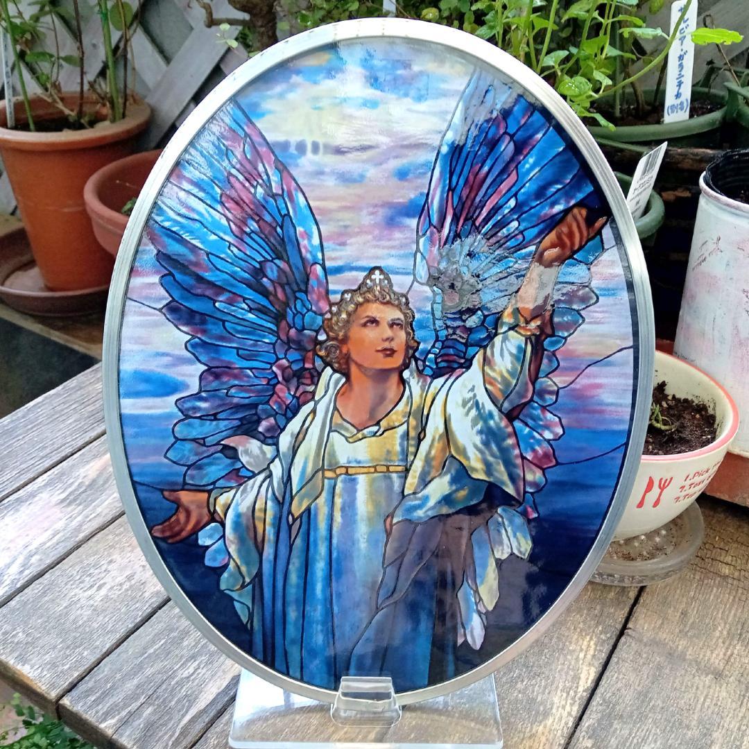 ルイスCティファニー ステンドグラスAngel of Peaceグラスマスターズ