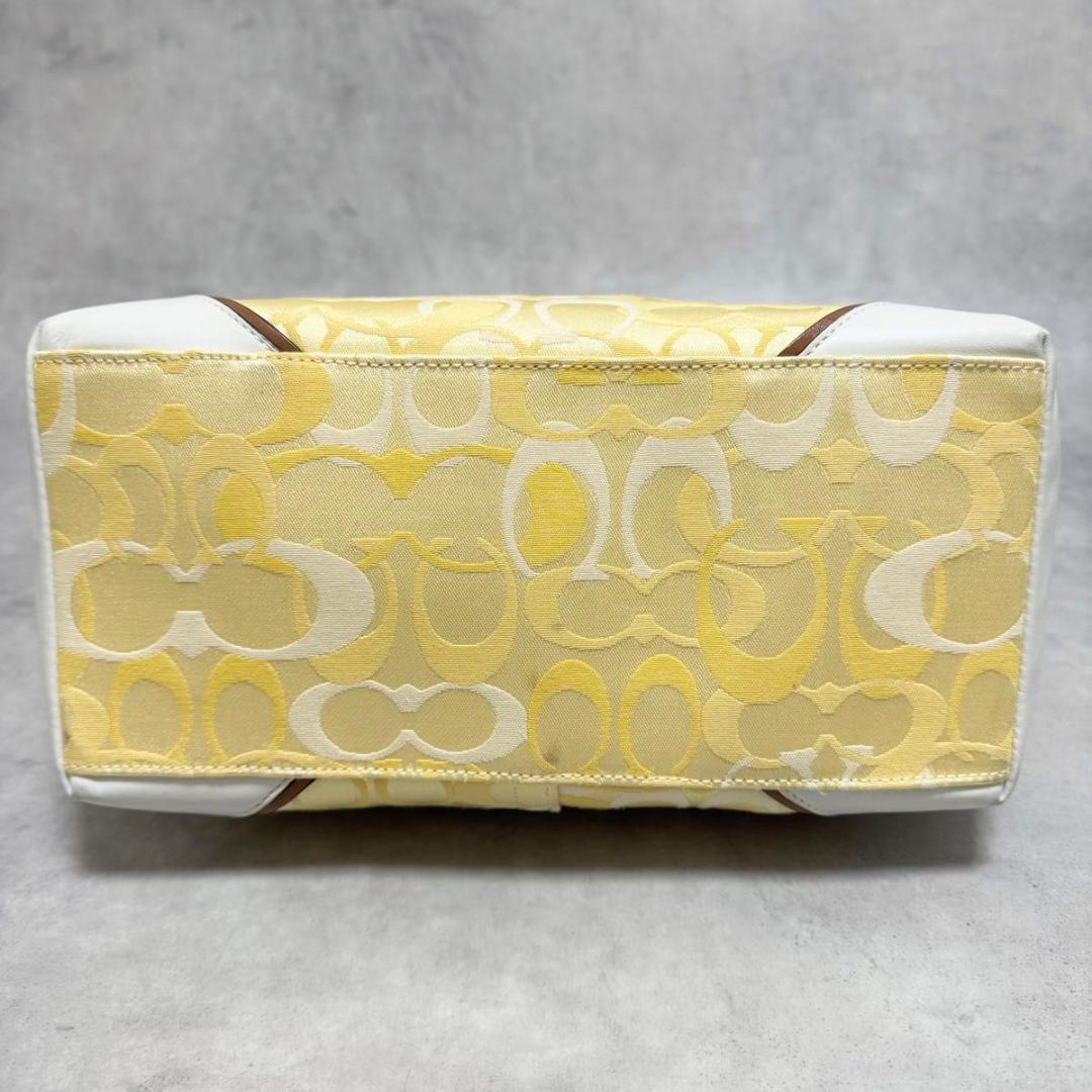 バッグ Rare COACH Yellow Signature One Shoulder