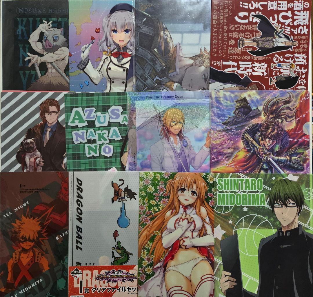 アニメグッズ A4クリアファイル まとめ売り ２００枚以上
