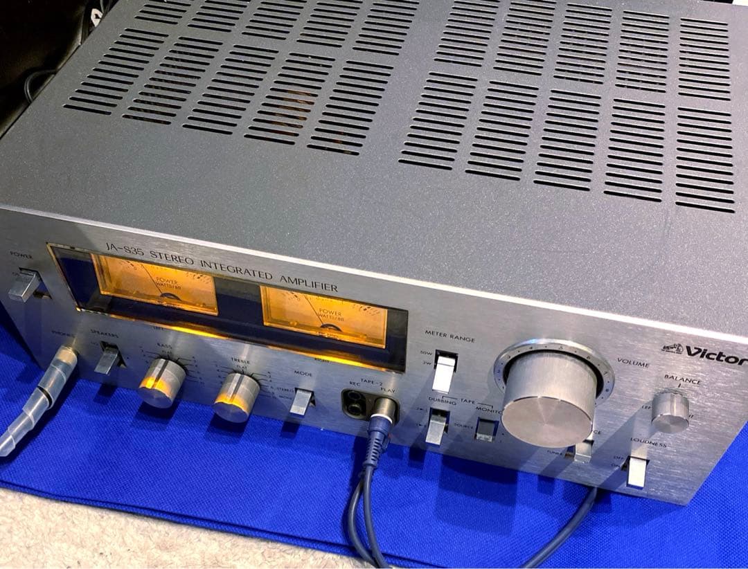 Victor プリメインアンプJA-S35 ビクター パワーメーターLED