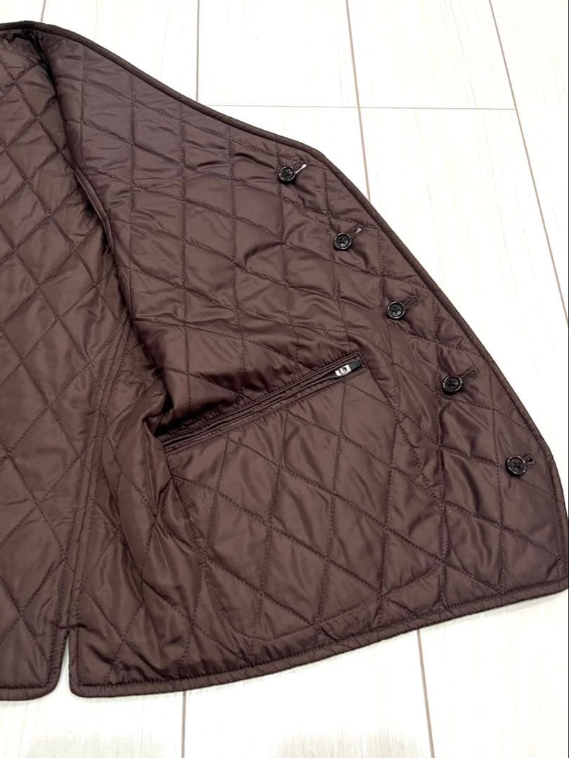 ★新品★THE SCOTCH HOUSE リバーシブル中綿ベスト メンズ L