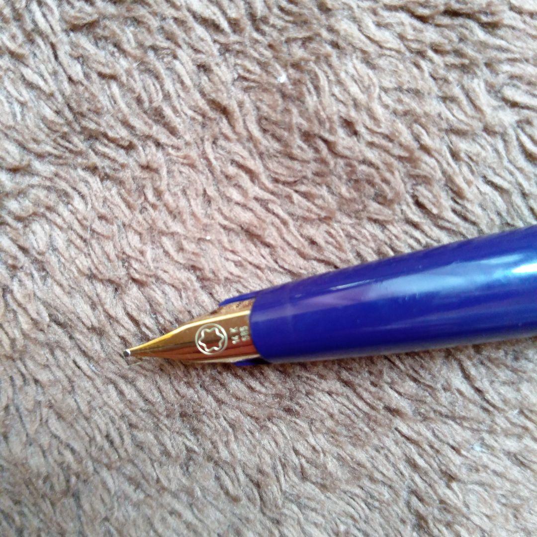 Montblanc 万年筆・青いボールペン セット