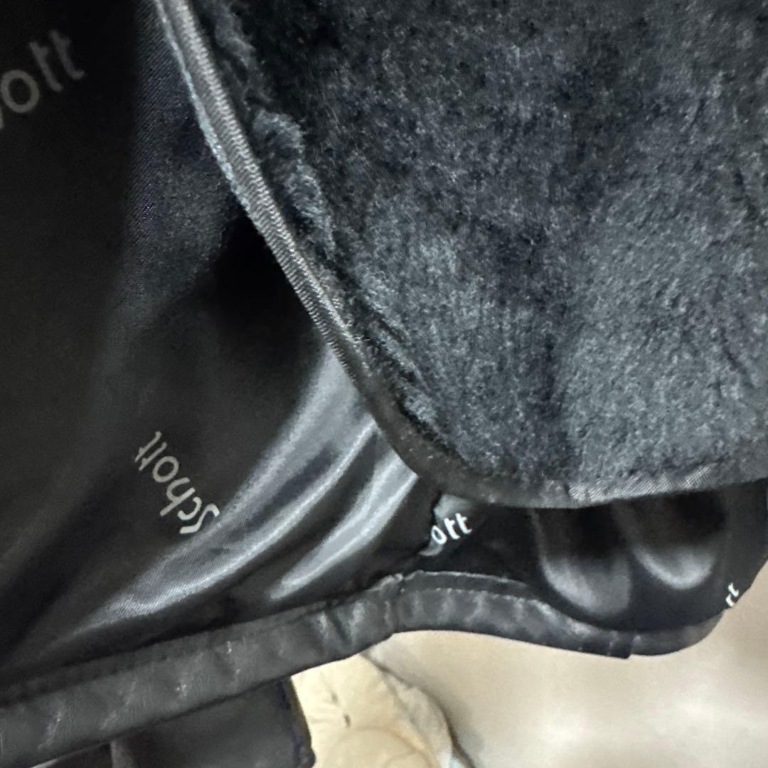 【よしたつ】schott 641 レザージャケット　シングルライダース40