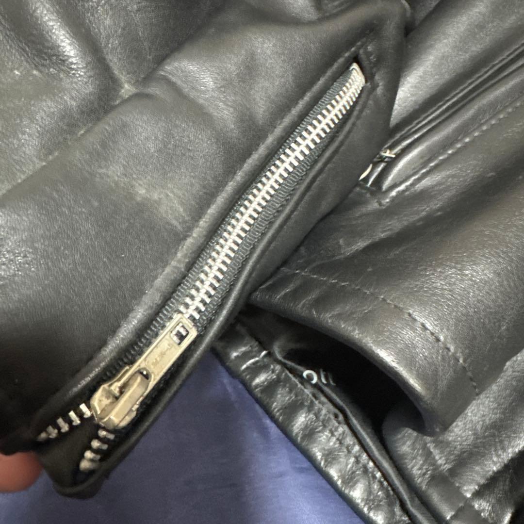 【よしたつ】schott 641 レザージャケット　シングルライダース40