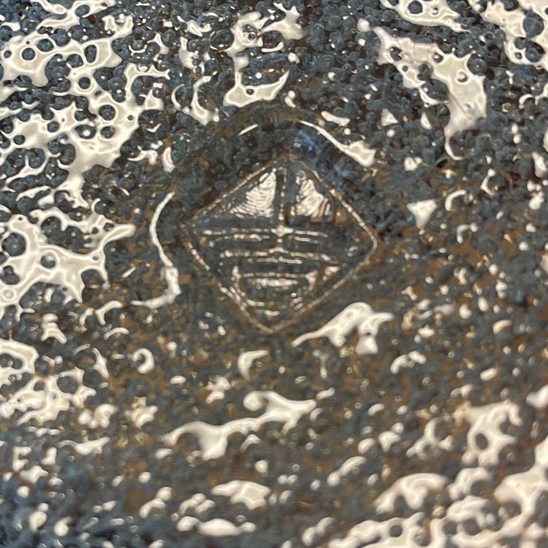 琉球ガラス　現代の名工　稲嶺盛吉　 四角　向付　小鉢 泡ガラス