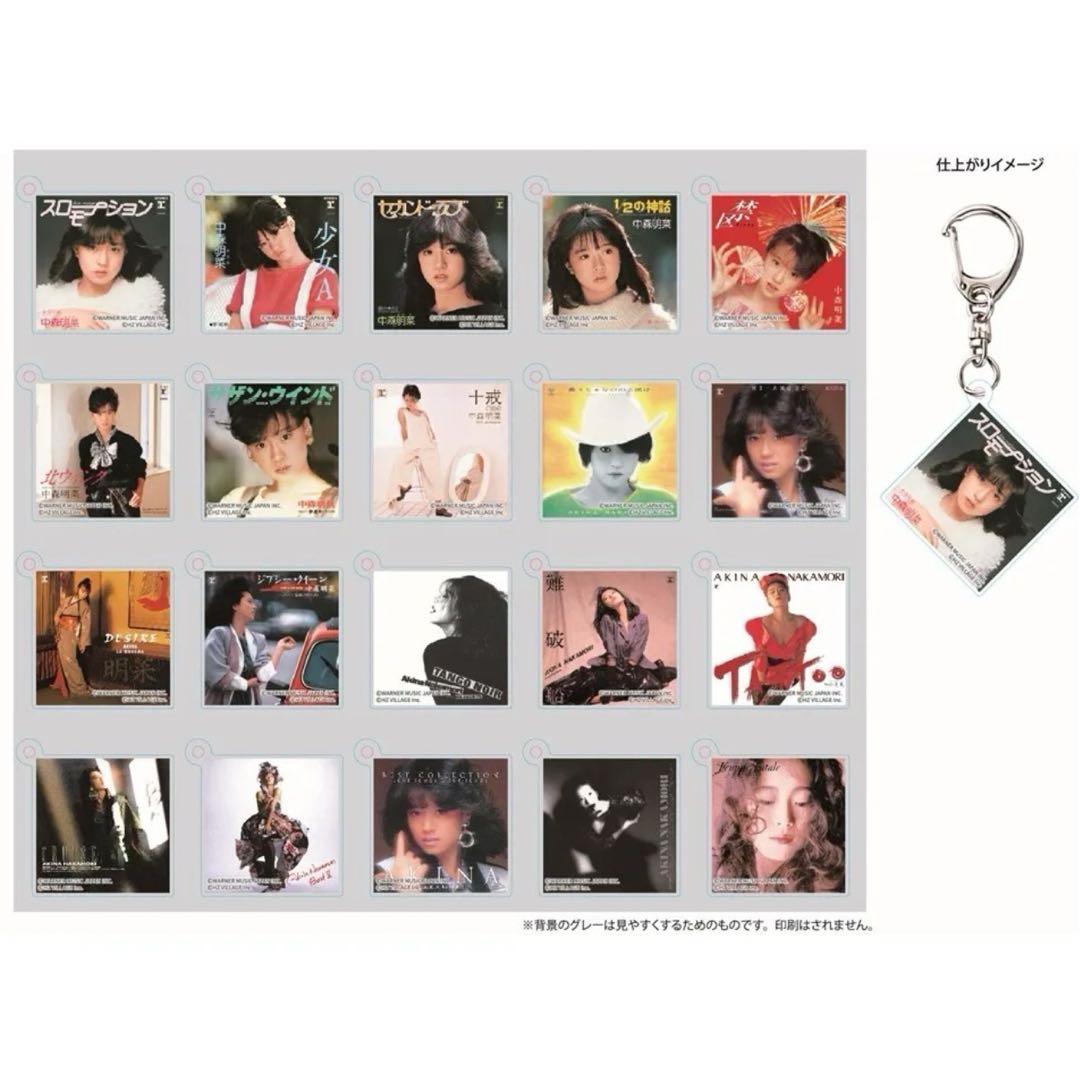 中森明菜 ジャケットアクリルキーホルダー 写真展 コンプリートセット BOX