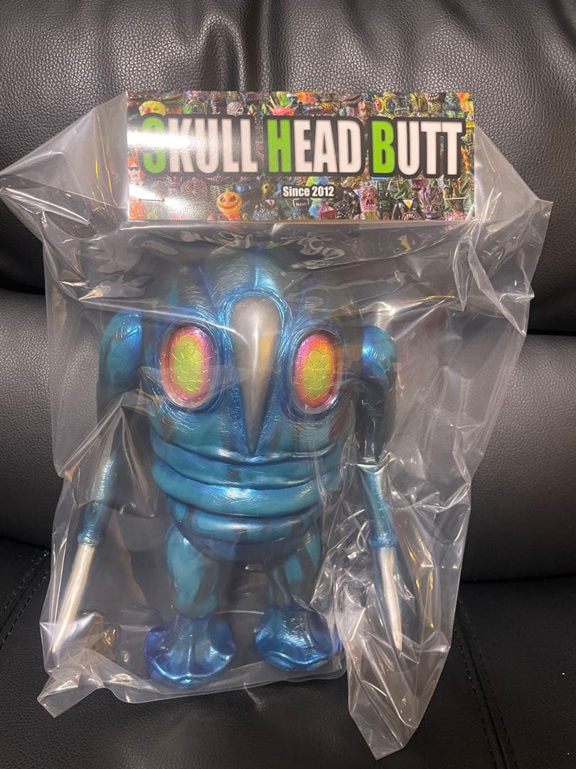 Marmit マーミット　スカルヘッドバット 恐怖のマグラン星人　ソフビ　蓄光